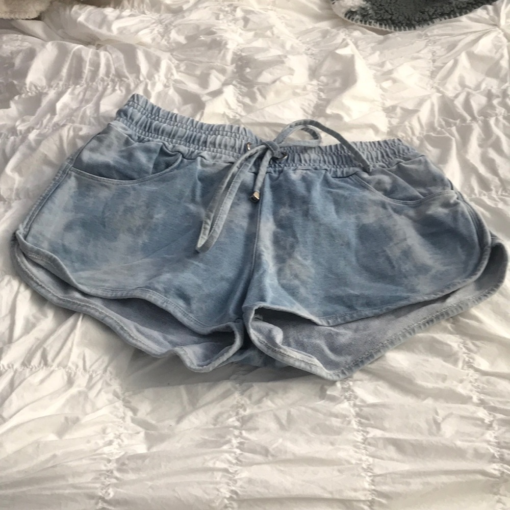 Blue shorts